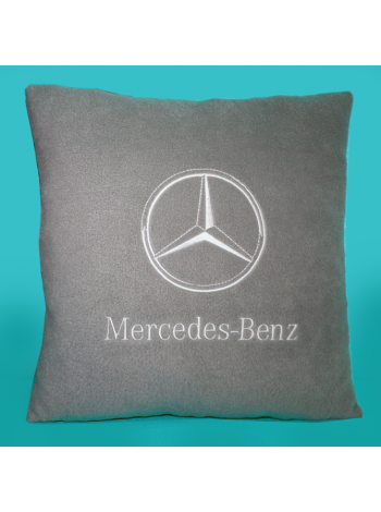 Подушка с вышивкой Mercedes-Benz