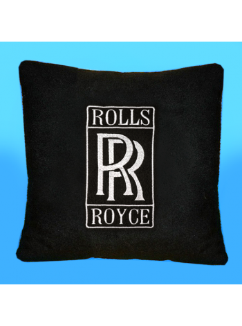 Подушка с вышивкой Rolls-Royce