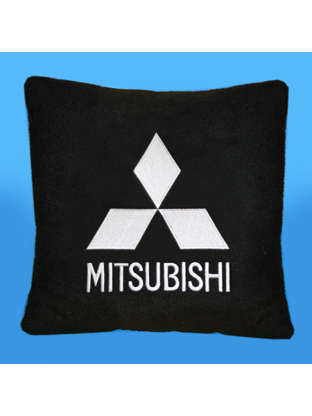 Подушка с вышивкой Mitsubishi 2
