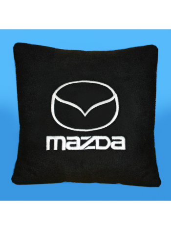 Подушка с вышивкой Mazda