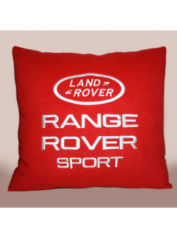 Подушка с вышивкой Range Rover Sport