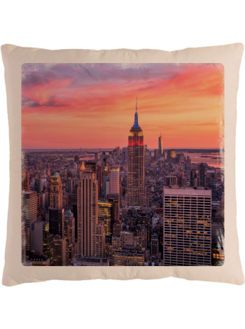 Подушка с фотографией Нью-Йорк